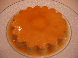 Flan in Daisy Silicone Mold 9"