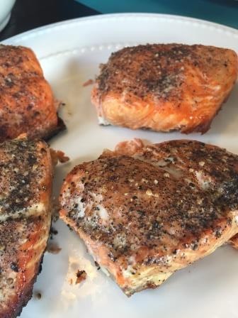 Grilled Salmon with Gourmet Betty's Cuban Coffee Rub